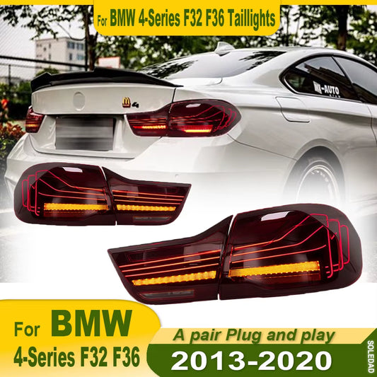 Tail Lamp for BMW F32 F36 425I M4 GTS 2013 2014 2015-2020 LED Tail Light Rear Fog Brake Turn Signal Automotive Accessories 2Pcs