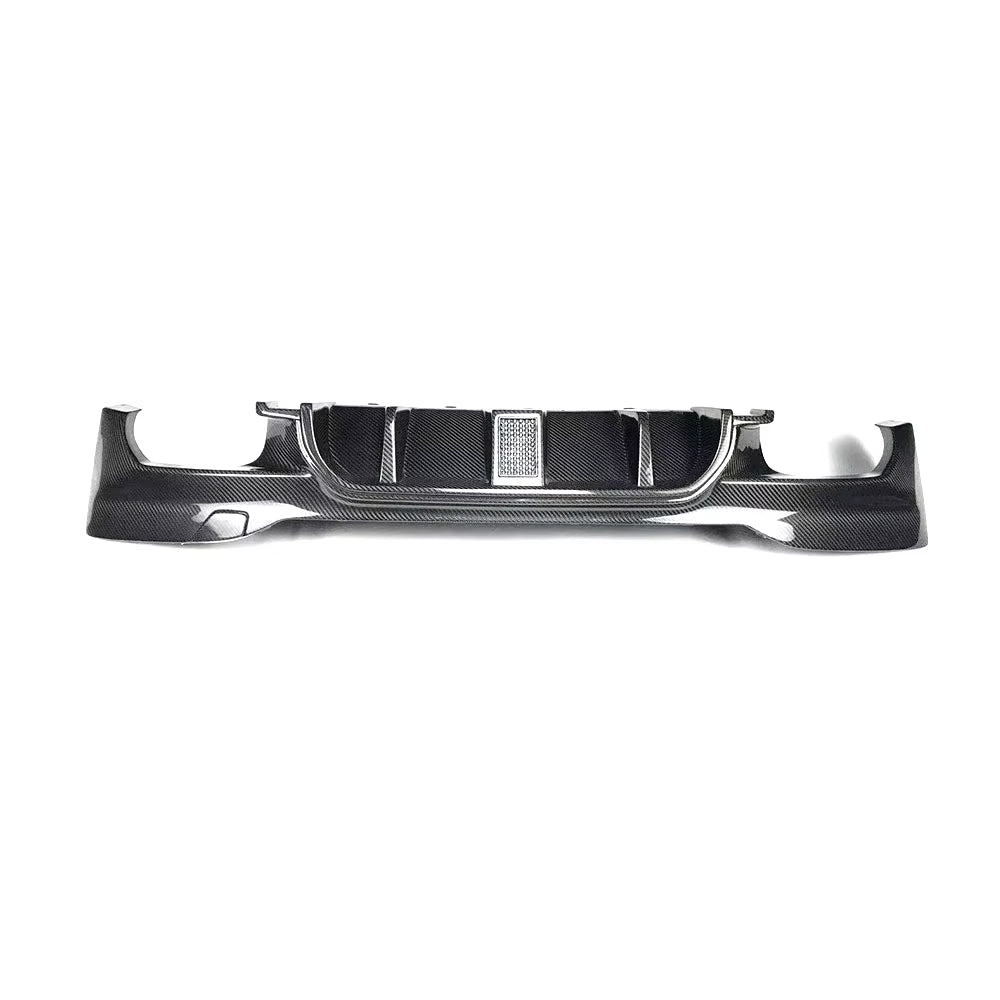 Carbon Fib Rear Lip Diffus with Light for BMW 5 Sies F90 M5 Sedan 4 Door 2018 2019