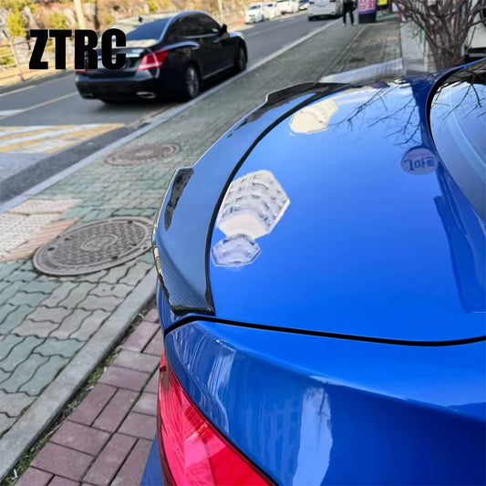For BMW 3 Series F30 F35&M3 F80 Sedan CS Style Carbon Fiber Rear Spoiler Trunk Wing 2011-2019