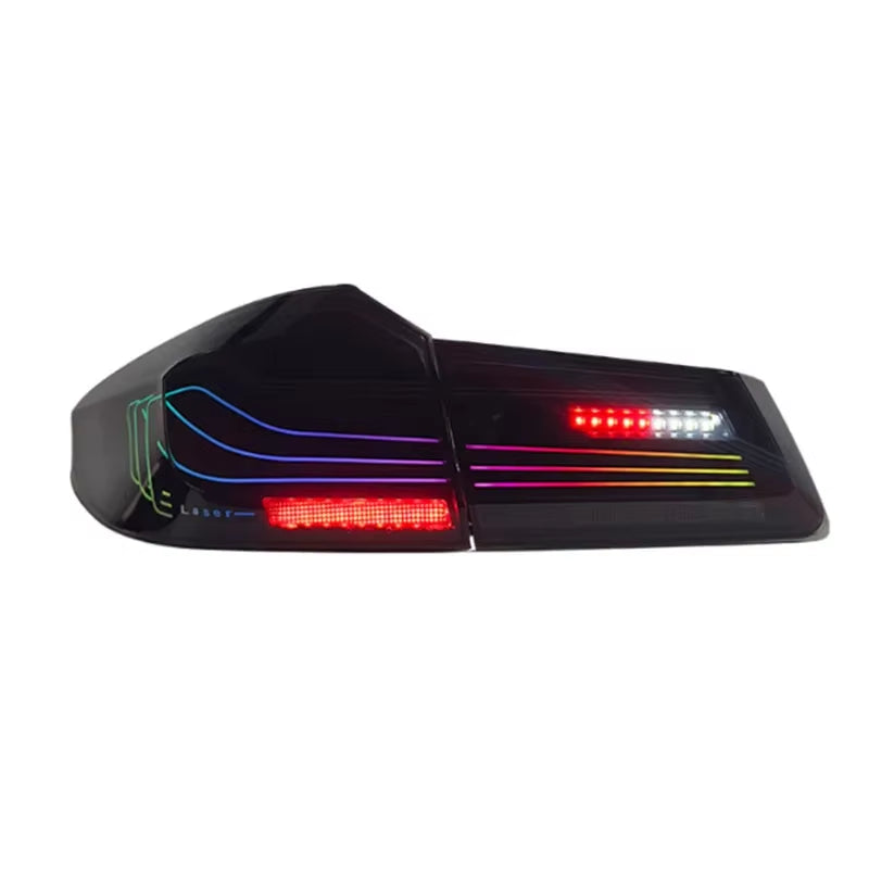 Car Auto Parts for BMW 5 Series G30 G38 F90 M5 2018-2020 CSL RGB Taillights Turn & Brake Signal Lighting System Rear Lights