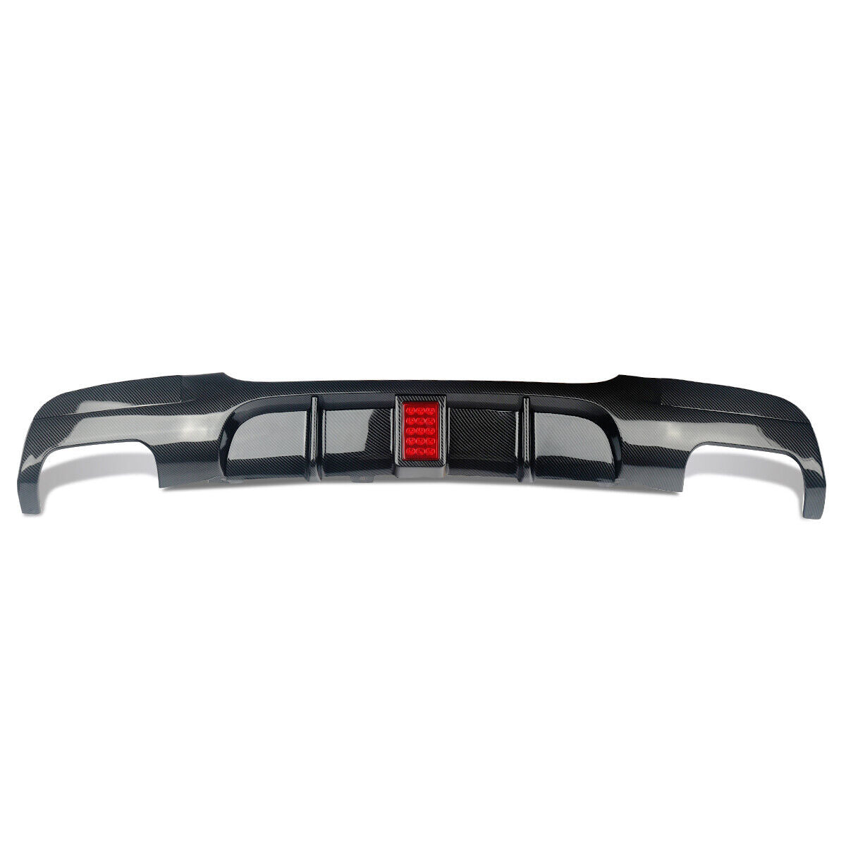 F1 Style for BMW E90 E91 M Sport Bumper Rear Bumper Diffuser Carbon Fiber Look