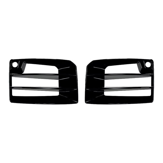 Front Bumper Air Duct Trim Carbon Fiber Look/Gloss Black  - G87 M2 