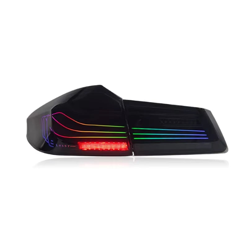 Car Auto Parts for BMW 5 Series G30 G38 F90 M5 2018-2020 CSL RGB Taillights Turn & Brake Signal Lighting System Rear Lights
