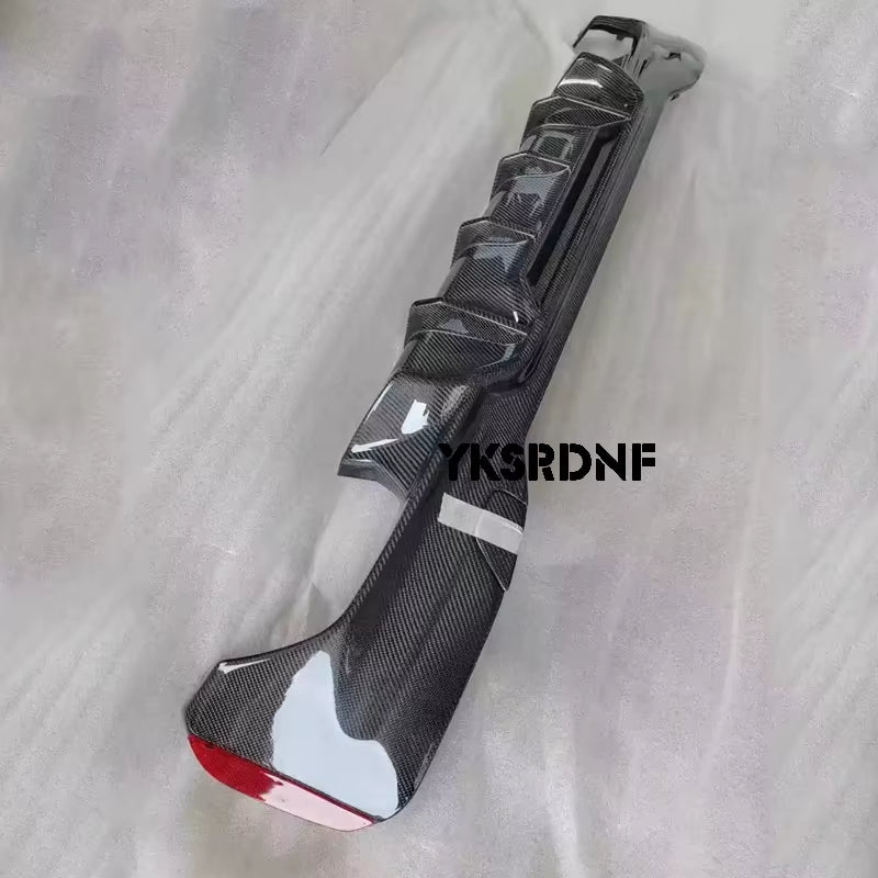For BMW M5 ABS Car Rear Bumper Lip Spoiler Diffuser BMW 5 Series SPORT F90 M5 2017-2023 Rear Diffuser REAL CARBON FIBER