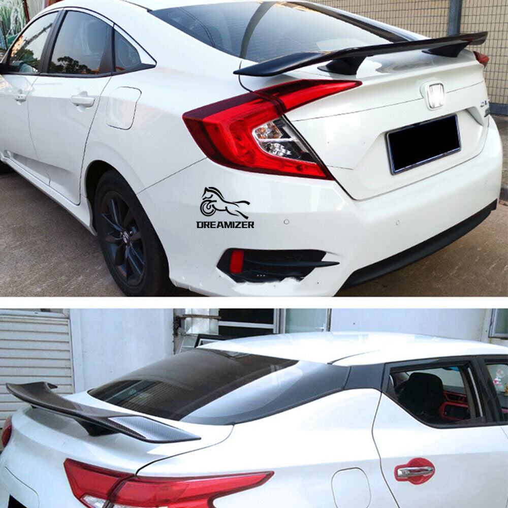 For 3 Series E90 E91 E92 M3 47" Carbon Fiber Rear Trunk Spoiler Roof Wing Lip