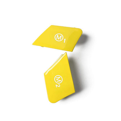 Yellow M1 M2 Mode Buttons Replacement for BMW Steering Wheel M3 M4 M5 M6 X5M X6M F80 F82 F83 F10 F15 F16 F21 F30 F32 F33 F36 F06 F12 Push Button No Functional