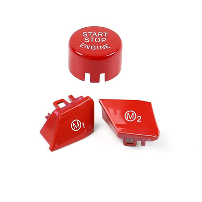 Yellow M1 M2 Mode Buttons Replacement for BMW Steering Wheel M3 M4 M5 M6 X5M X6M F80 F82 F83 F10 F15 F16 F21 F30 F32 F33 F36 F06 F12 Push Button No Functional