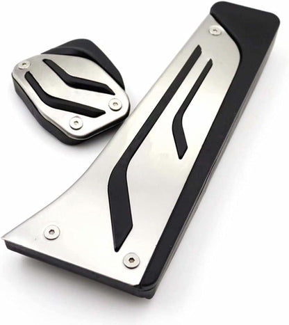 LHD Aluminum Alloy Car Pedals Accelerator Gas Brake Footrest Pedal Cover Trim for BMW M Series M2 M3 M4 M5 M6 F87 F80 F82 F83 F10 F12 F13 2014-2017