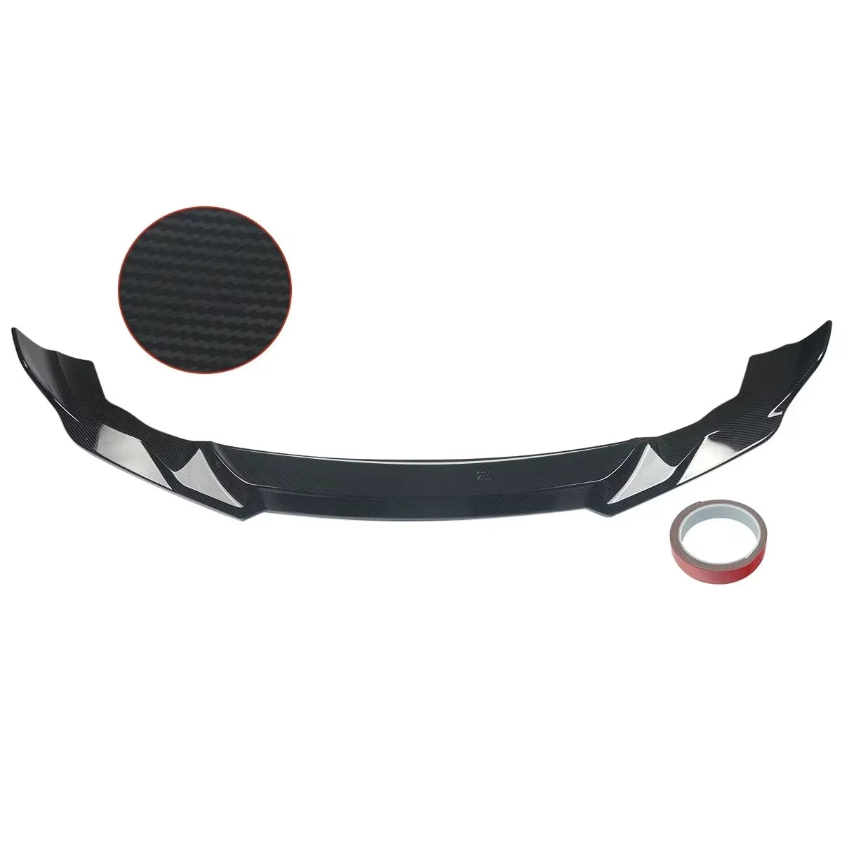 CS Style Front Lip Painted Carbon Color 2016+ for BMW F87 M2 Spoiler Splitter