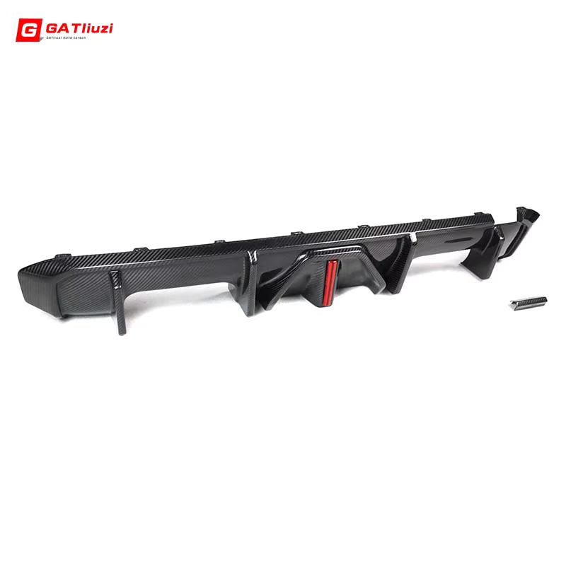 Dry Carbon Fiber G80 Rear Bumper Diffuser BC Style for BMW M3 G80 M4 G82 G83 Upgrade with LED Lights Rear Bumper Lip Kits 2021+