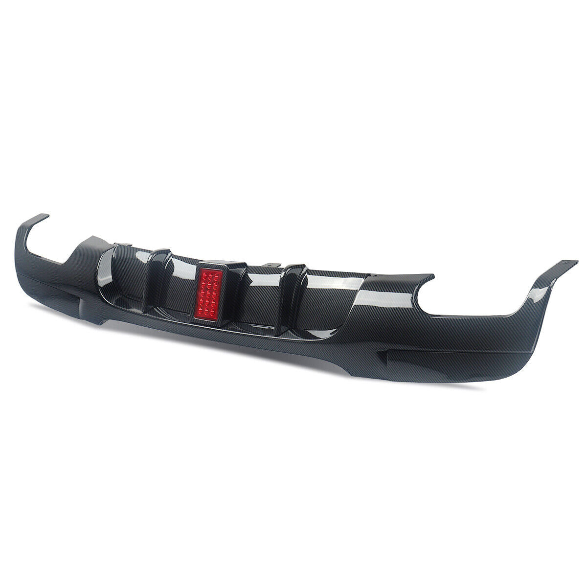 F1 Style for BMW E90 E91 M Sport Bumper Rear Bumper Diffuser Carbon Fiber Look