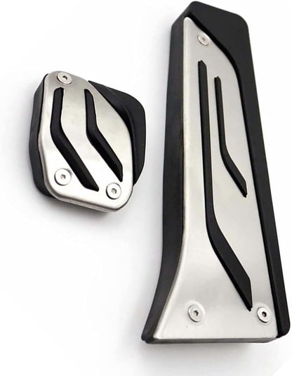 LHD Aluminum Alloy Car Pedals Accelerator Gas Brake Footrest Pedal Cover Trim for BMW M Series M2 M3 M4 M5 M6 F87 F80 F82 F83 F10 F12 F13 2014-2017