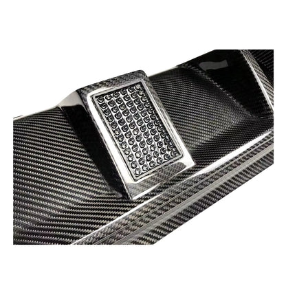 Carbon Fib Rear Lip Diffus with Light for BMW 5 Sies F90 M5 Sedan 4 Door 2018 2019