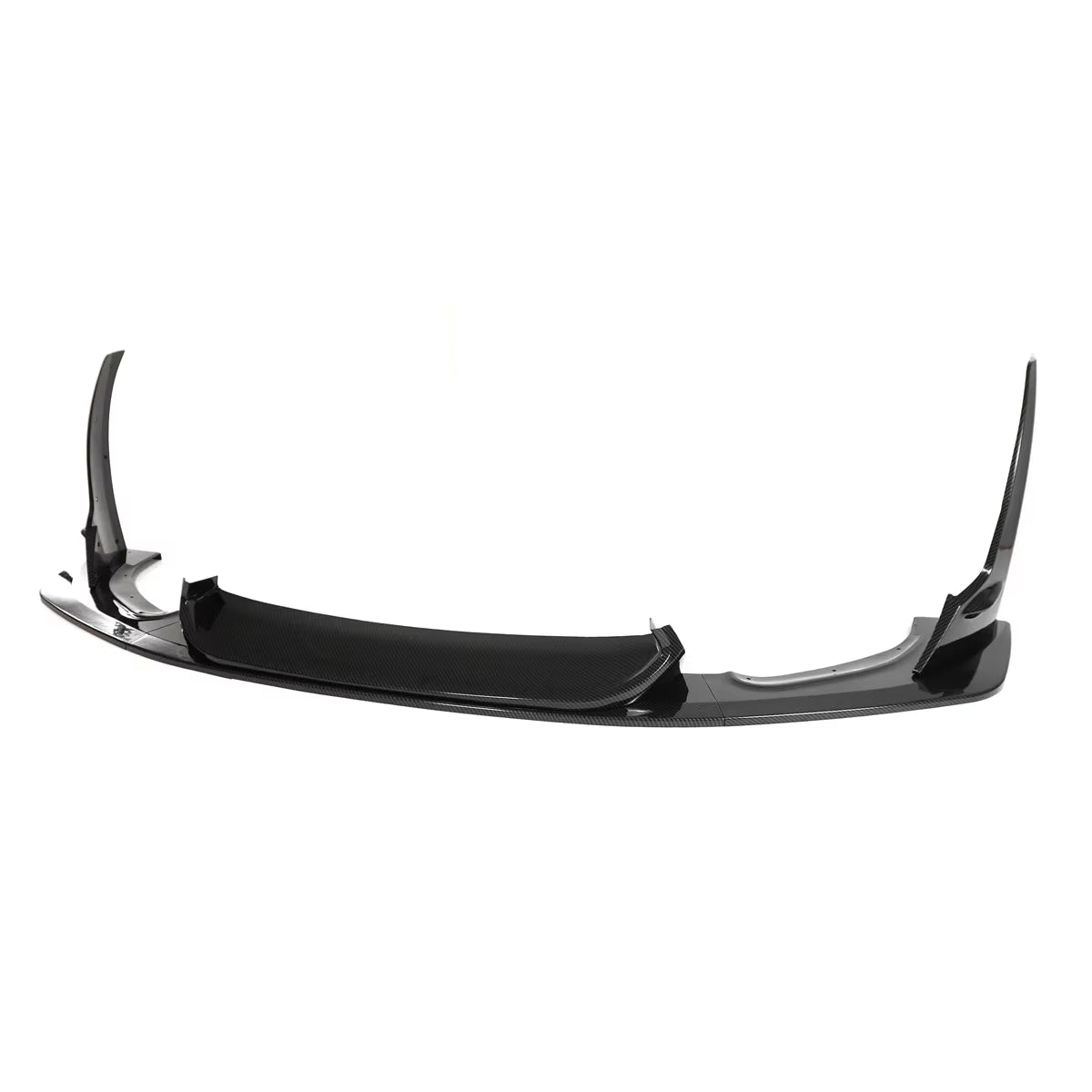 For BMW F80 M3 F82 F83 M4 2015-202 Front Bumper Lip Spoiler Splitter Body Kit Cars Accessories Carbon Fiber Print Glossy Black
